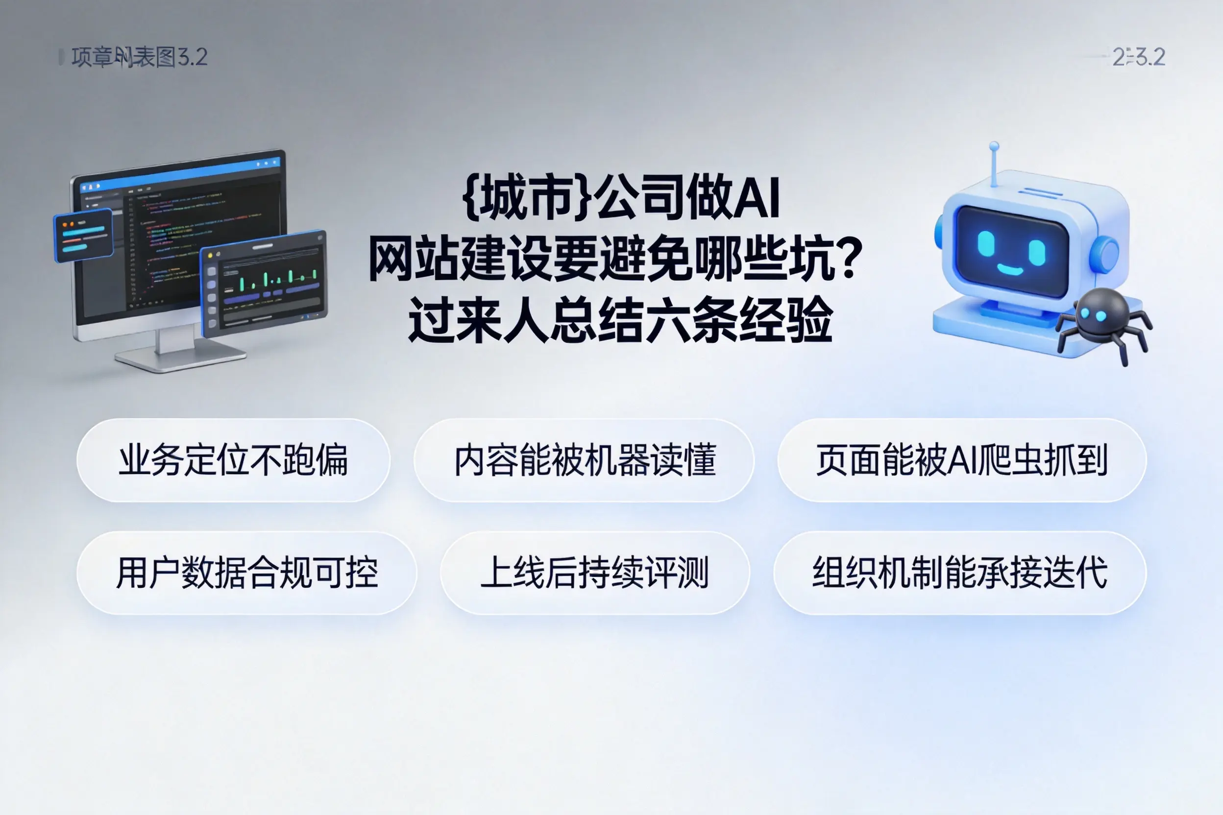 大庆公司做AI网站建设要避免哪些坑？过来人总结六条经验