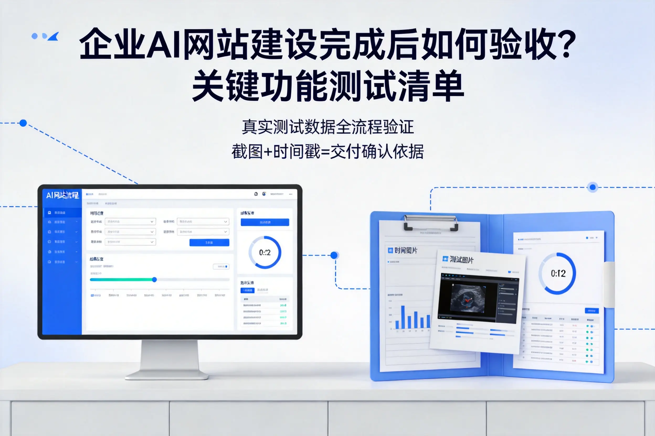 大庆企业AI网站建设完成后如何验收？关键功能测试清单