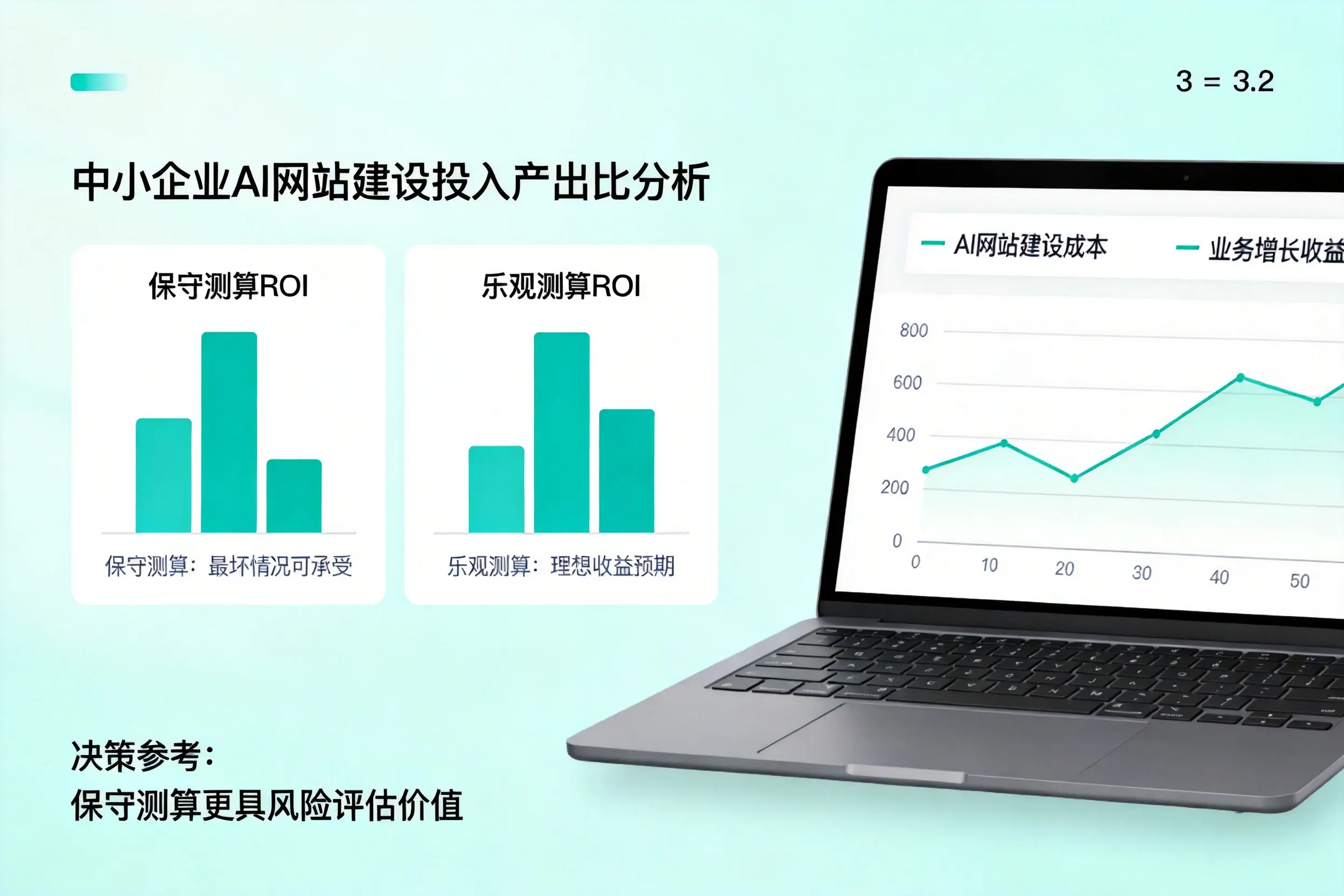 大庆中小企业AI网站建设投入产出比怎么算？先看这份分析