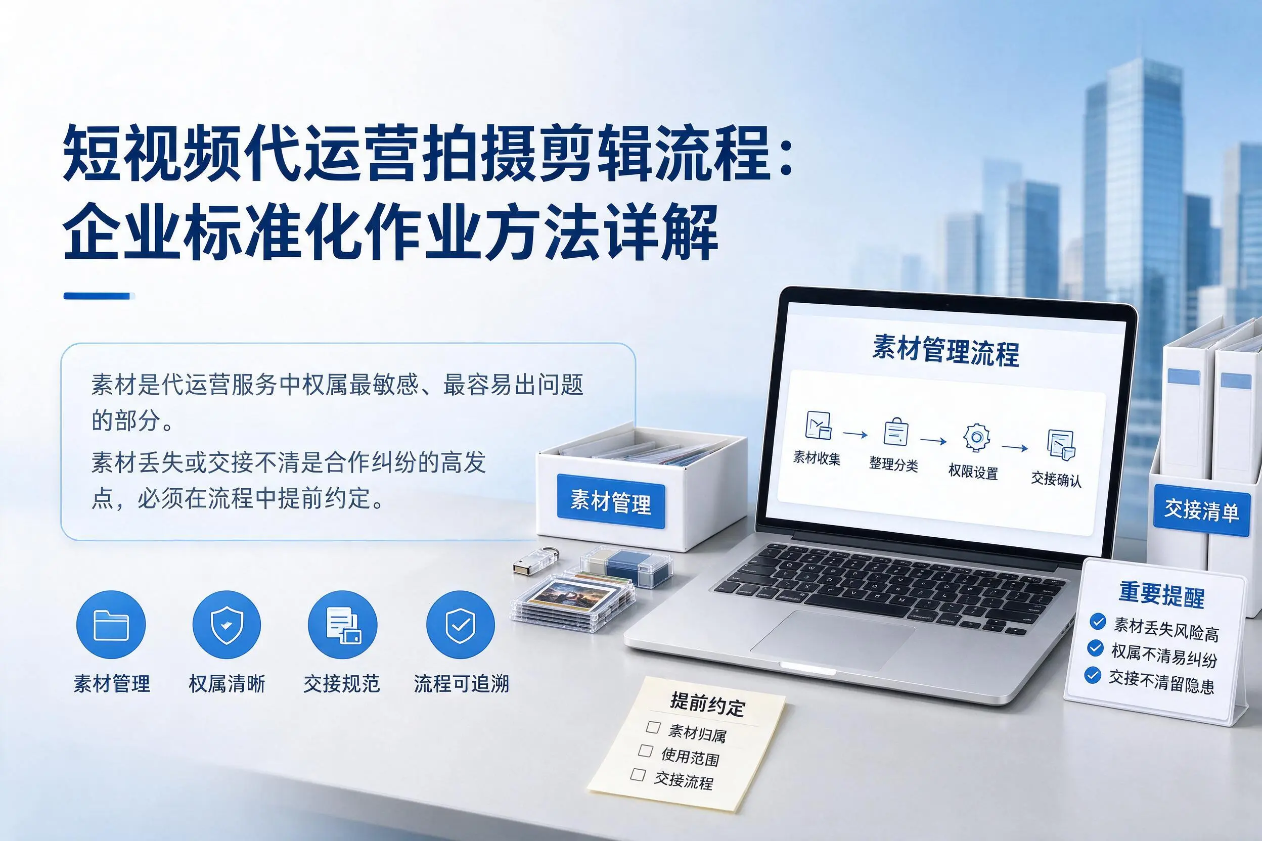短视频代运营拍摄剪辑流程：大庆企业标准化作业方法详解