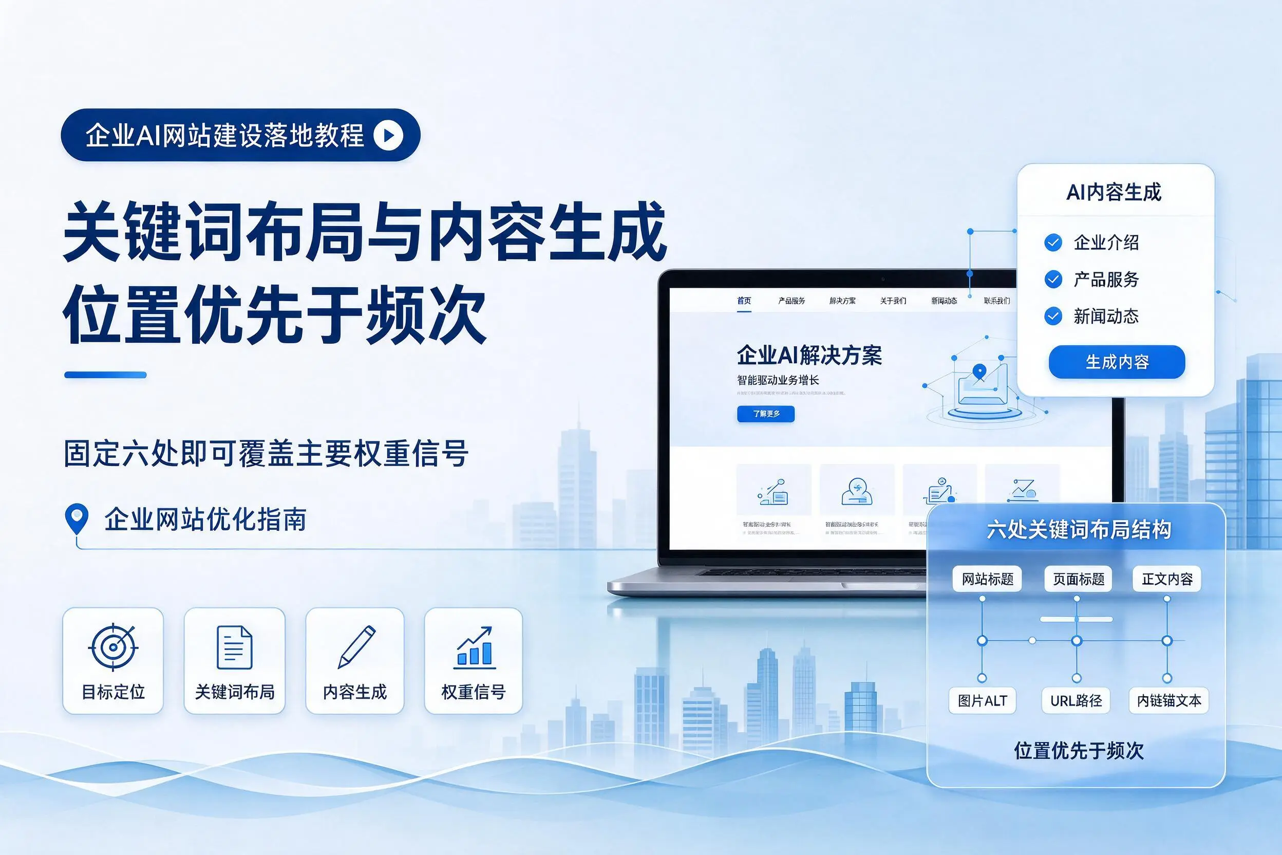 大庆企业AI网站建设落地教程：关键词布局与内容生成